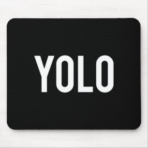 Tapis De Souris Yolo - T-shirt drôle cadeau rap hip hop cool