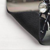 Tapis De Souris Yorkie amusant à cheval une souris moto (Coin)