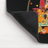 Tapis De Souris Yorkie Chien Automne Automne Citrouille Camion Map (Coin)