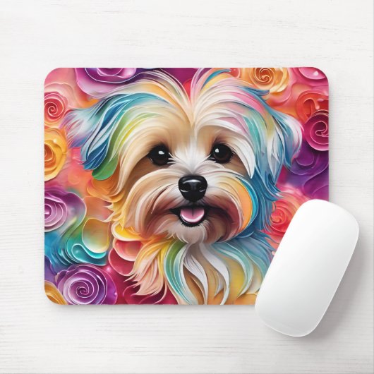 Tapis De Souris Yorkie Mousepad (Avec souris)