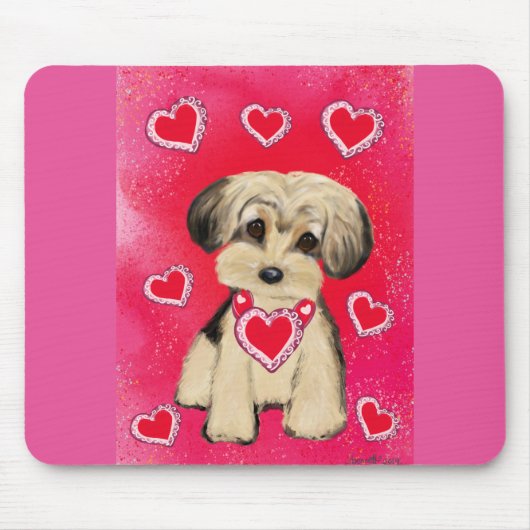 TAPIS DE SOURIS YORKIE POO (Devant)