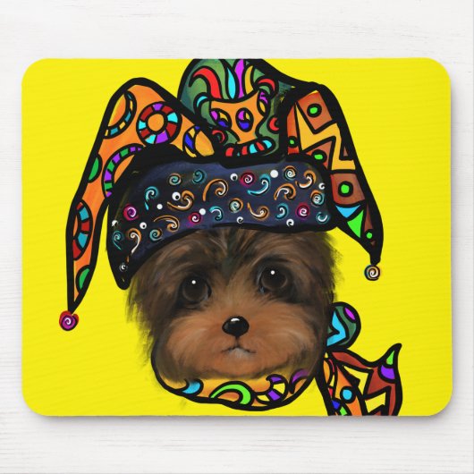 TAPIS DE SOURIS YORKIE POO (Devant)