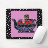 Tapis De Souris Yorkie Poo (Avec souris)
