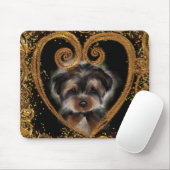 Tapis De Souris Yorkie Poo (Avec souris)