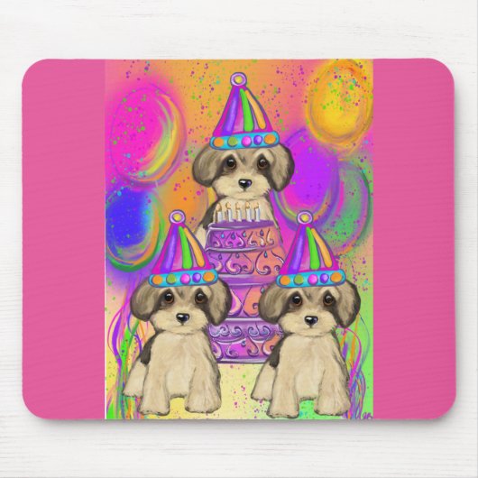 Tapis De Souris Yorkie Poo (Devant)