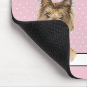 Tapis De Souris Yorkshire Terrier en Pois (Coin)