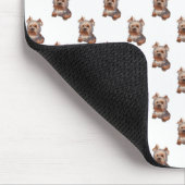 Tapis De Souris Yorkshire Terrier Panier (Coin)
