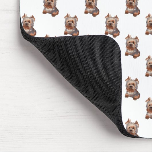 Tapis De Souris Yorkshire Terrier Panier (Coin)
