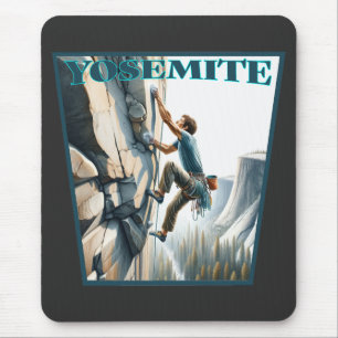 Tapis De Souris Yosemite California Rock Escalade