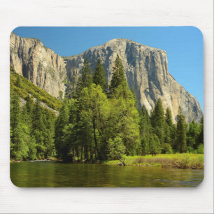 Tapis De Souris Yosemite depuis le fond de la vallée, Sierra-Nevad