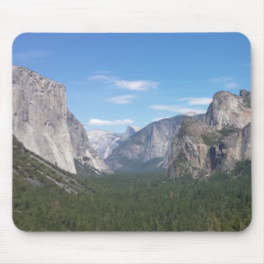 Tapis De Souris Yosemite National Park Mountain Valley Scenic (Devant)
