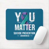 Tapis De Souris You Suicide Prevention Awareness (Avec souris)