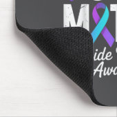 Tapis De Souris You Suicide Prevention Awareness Teal &amp; Purple (Coin)