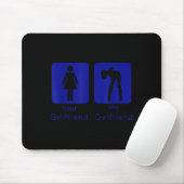 Tapis De Souris Your Girlfriend Normal - My Girlfriend Y Funny Boy (Avec souris)