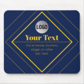 Tapis De Souris Your Logo & Customizable Design Template (Devant)