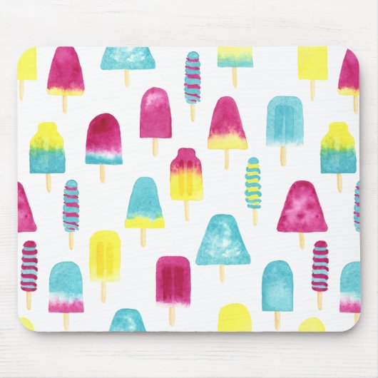 Tapis De Souris Yummy Popsicles (Devant)