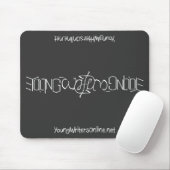 Tapis De Souris YWO Ambigram Mousepad (noir) (Avec souris)