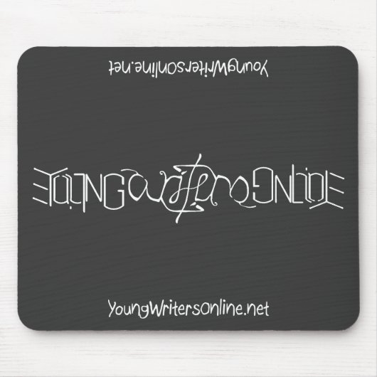 Tapis De Souris YWO Ambigram Mousepad (noir) (Devant)