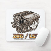 TAPIS DE SOURIS Z06/LS7 (Avec souris)