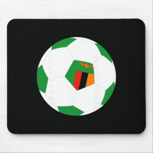 Tapis De Souris Zambia Football Byll Drapeau Zambien Maillot Fiert