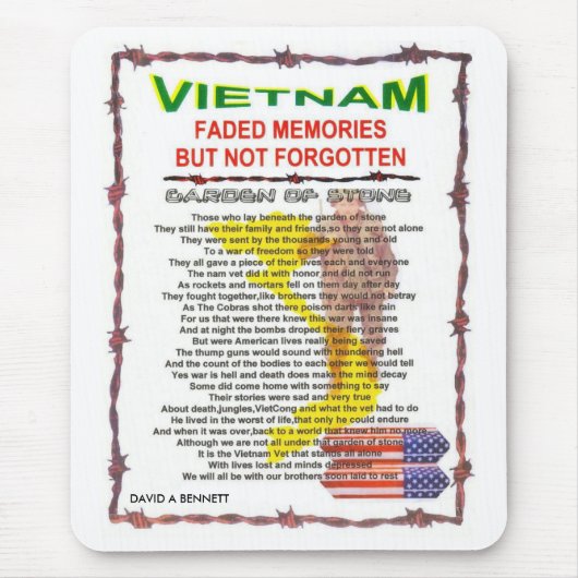 Tapis De Souris zazv- VIETNAM /POEM (Devant)