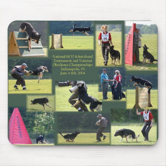 Tapis De Souris Zazzle 2004 CHAUD de collage (Devant)