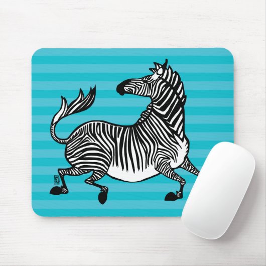 Tapis De Souris Zebra 4 Mousepad (Avec souris)