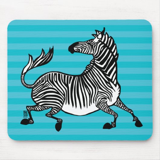 Tapis De Souris Zebra 4 Mousepad (Devant)