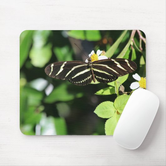 Tapis De Souris Zebra Longwing Butterfly (Avec souris)