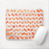 Tapis De Souris Zebra Orange and White Print (Avec souris)