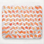Tapis De Souris Zebra Orange and White Print (Devant)