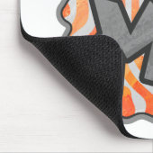 Tapis De Souris Zebra Orange et White Wild Me (Coin)