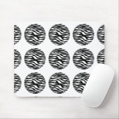 Tapis De Souris Zebra Print Pois Mousepad (Avec souris)