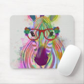 Tapis De Souris Zebra Rainbow Splash (Avec souris)