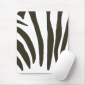 Tapis De Souris Zebra Stripes, art de la faune mousepties (Avec souris)