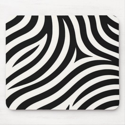 Tapis De Souris Zebra Stripes Impression moderne (Devant)