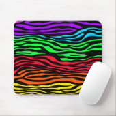 Tapis De Souris Zèbre Abstrait coloré (Avec souris)