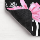 Tapis De Souris Zèbre de Delilah de diamant (rose) (Coin)