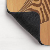 Tapis De Souris Zèbre en bois incrusté (Coin)