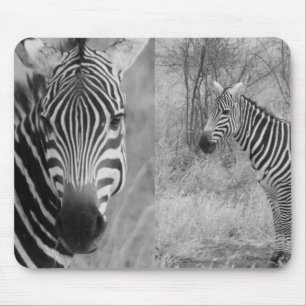 Tapis De Souris Zèbre Safari Mignon Africain Élégant Rayures