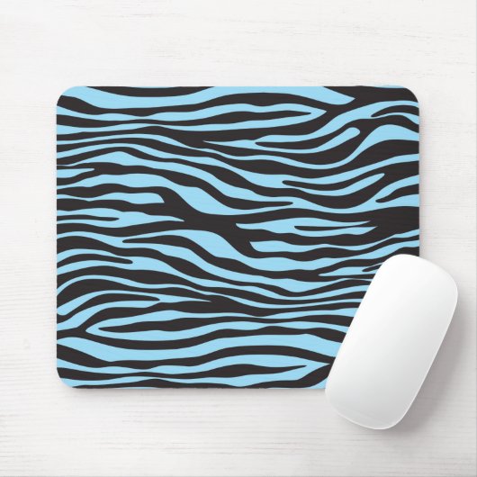 Tapis De Souris Zèbre, Zèbre, Zèbre bleu, Jungle (Avec souris)