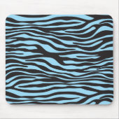 Tapis De Souris Zèbre, Zèbre, Zèbre bleu, Jungle (Devant)