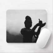 Tapis De Souris Zen noir et blanc Mousepad (Avec souris)