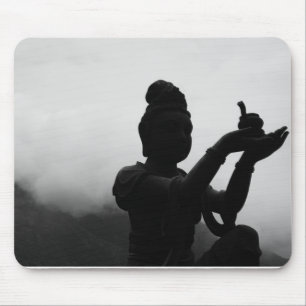 Tapis De Souris Zen noir et blanc Mousepad