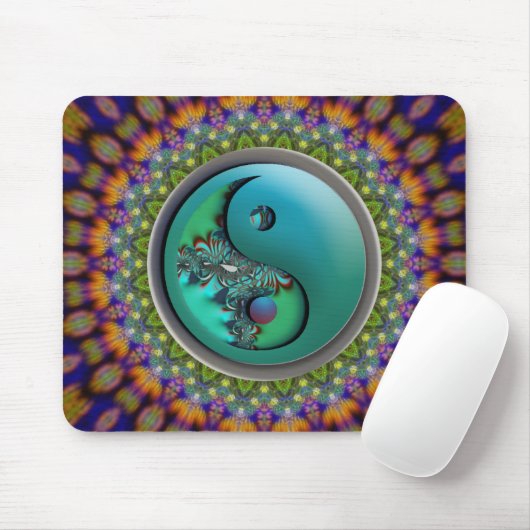 Tapis De Souris Zen psychédélique Mousepad (Avec souris)