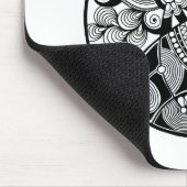 Tapis De Souris Zendala abstrait sur le cercle (Coin)