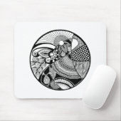 Tapis De Souris Zendala abstrait sur le cercle (Avec souris)