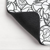 Tapis De Souris Zendoodle fleuri (Coin)