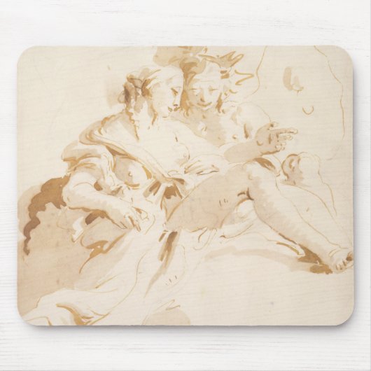 Tapis De Souris Zéphyr et Flora (Devant)