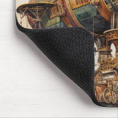 Tapis De Souris Zeppelin Steampunk vintage (1) (Coin)